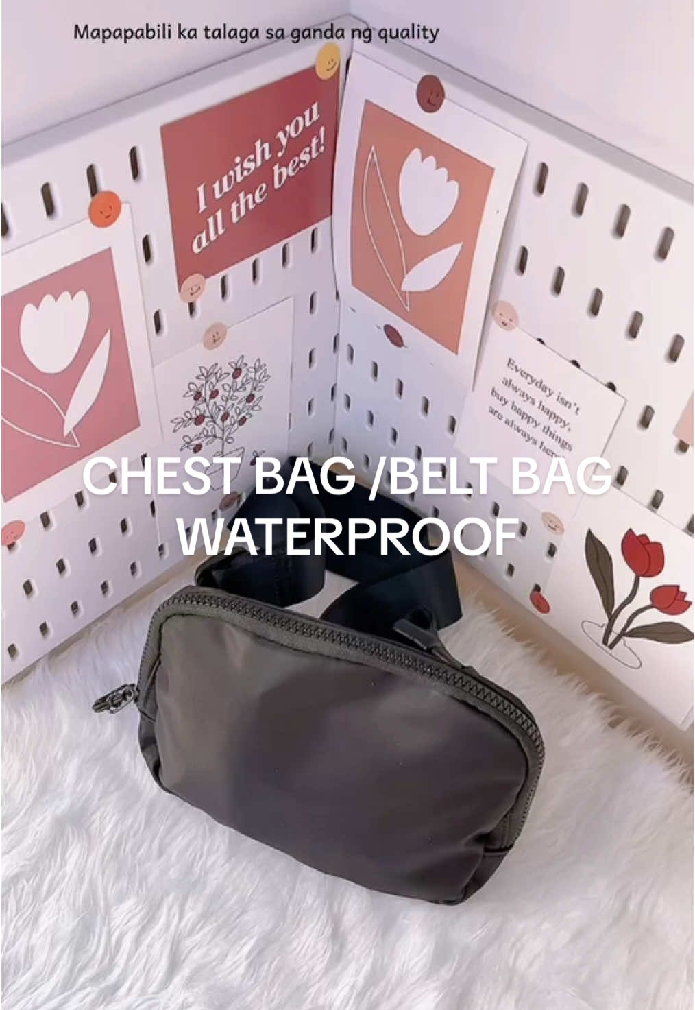 “Looking for the perfect everyday bag? Meet your new go-to: Korean Nylon Waterproof Chest & Waist Bag.” #chestbag #waistbag #koreanstylebag #unisexbag #tiktokfinds #waterproofbag 