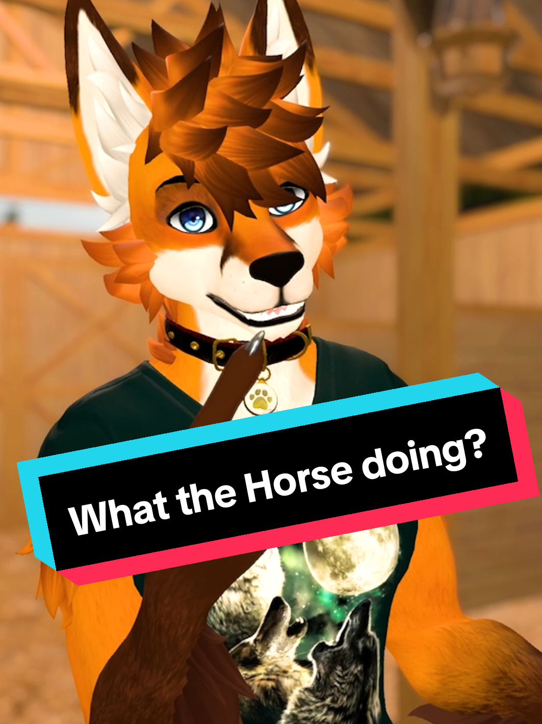öhm... ja 😂  #fox #foxfurry #foxinthestable #humor #tiktokfurries #furries #furryfandom #furry #horsefurry #horse #nothing 