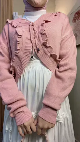 Cardigannya gemeshh bgt ini jadi pengen punya semua warna 💗🌸🫶 #cardigan #cardigancrop #cardiganbolero #cardiganrajut 