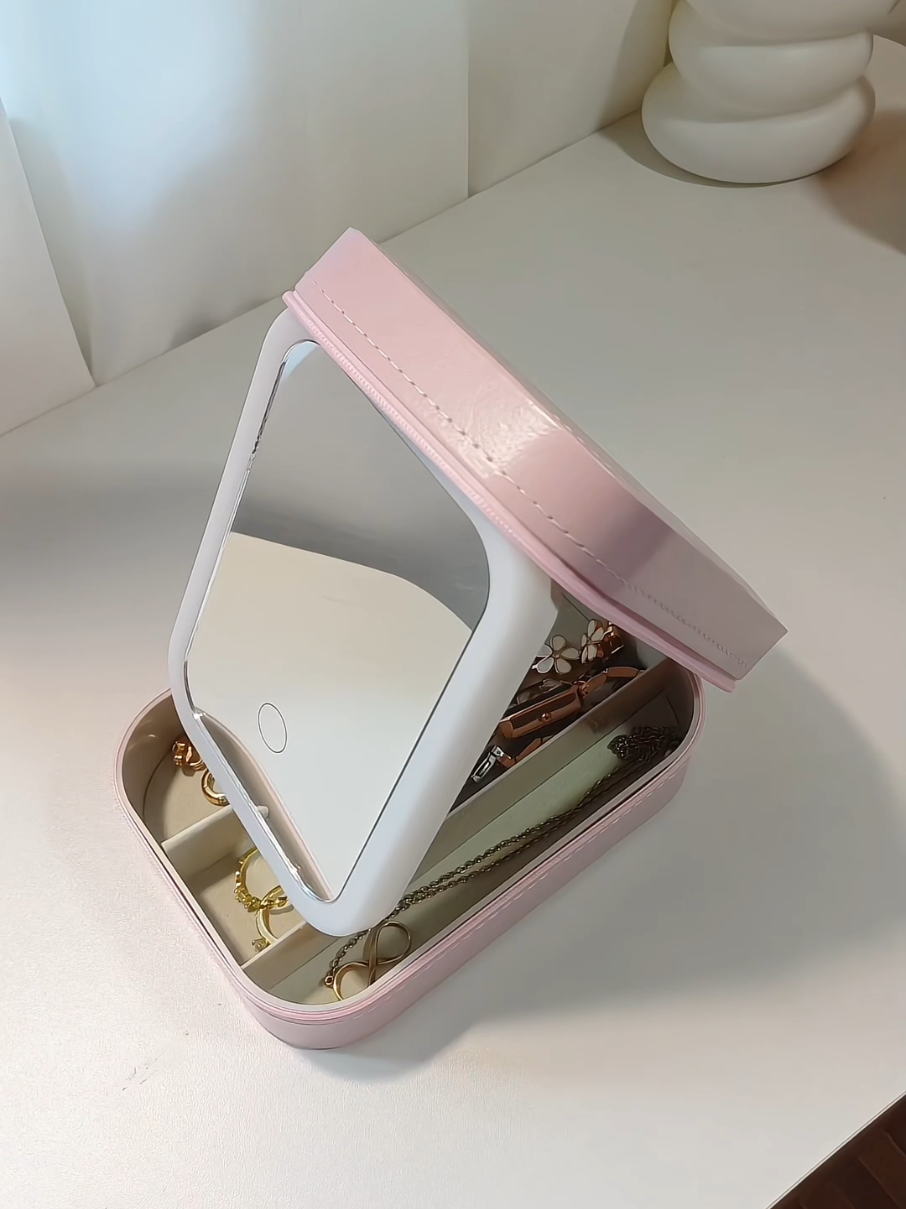 Replying to @annetorresss  Sofer ganda talaga nitong make-up/ jewelry organizer 😫 #mirrorwithlights #mirrorledlight  #mirror #organizer #makeuporganizer #trending 