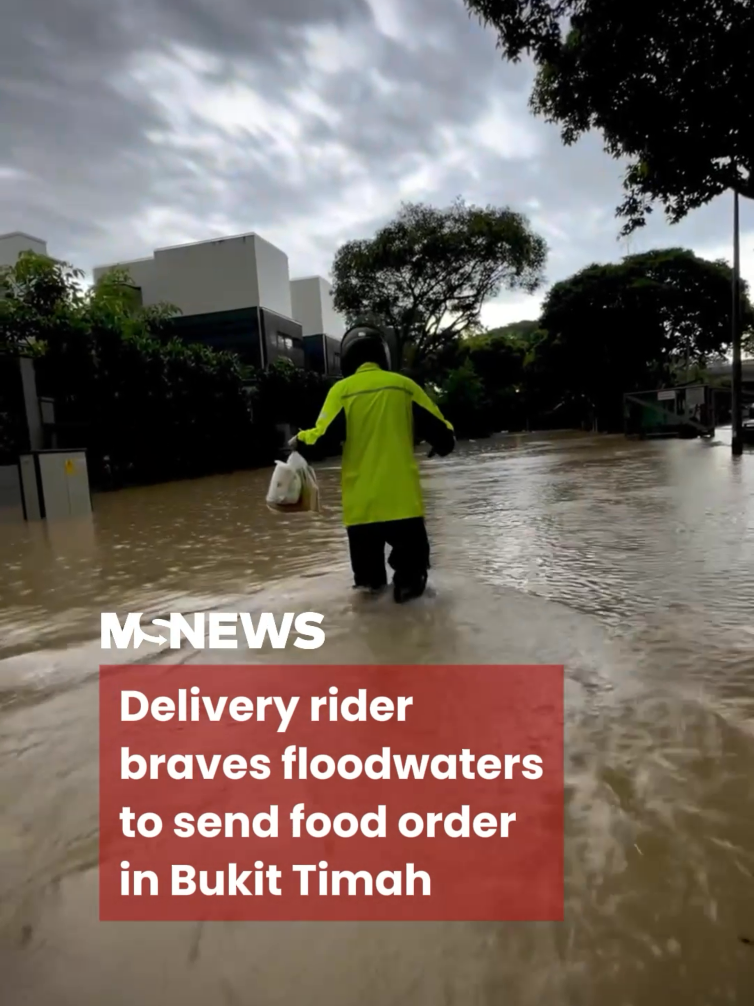 The flood never bothered him anyway! #mustsharenews #tiktoksg #fypsg