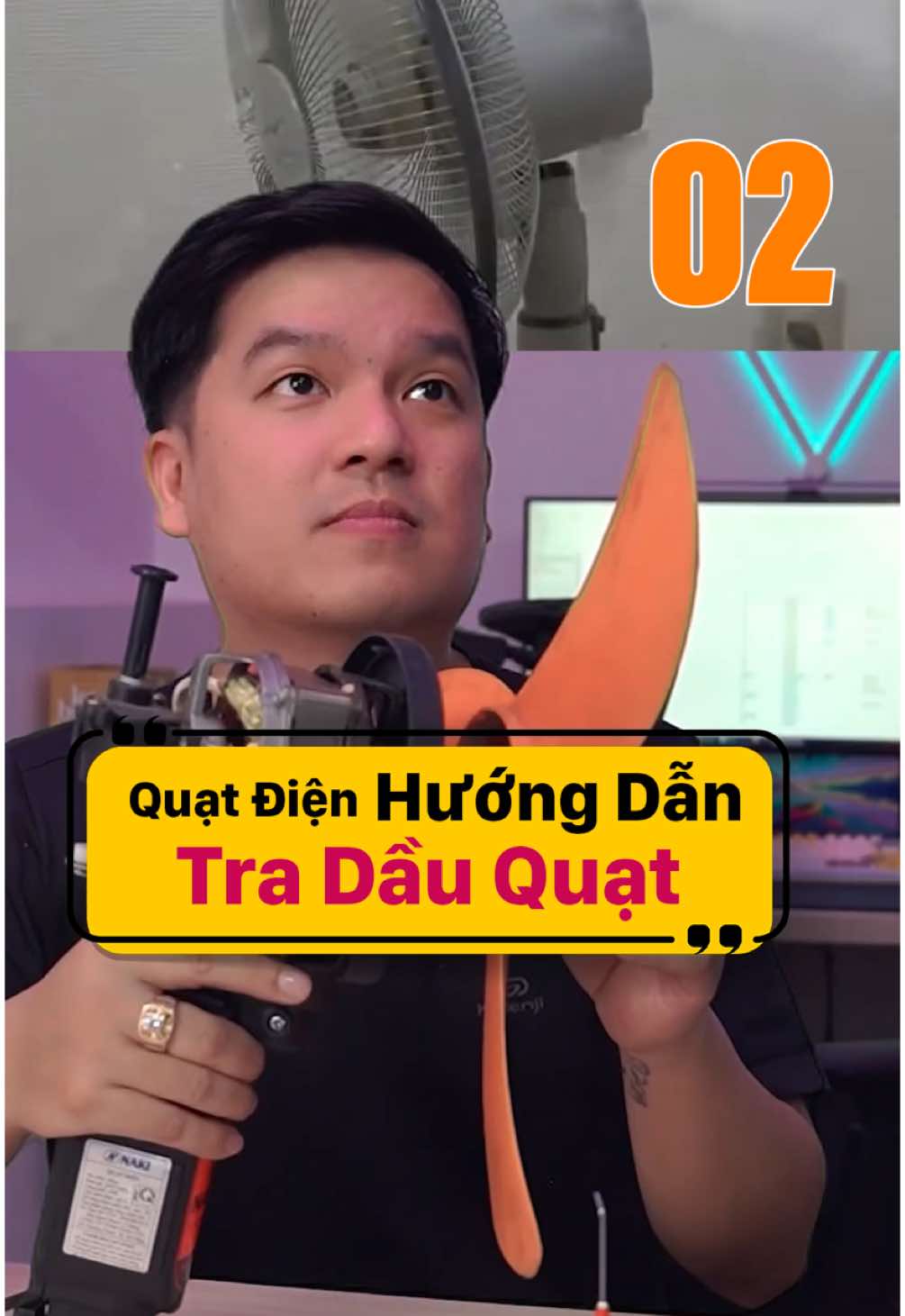Cách tra dầu quạt điện. hướng dẫn chi tiết cách tự tra dầu quạt điện tại nhà. cứ 6 tháng một lần thì anh chị nên tra dầu vào quạt điện để sử dụng quạt điện an toàn nha.  video sau mình sẽ hướng dẫn cách tháo tung quạt điện để tra dầu ----- Duy Vũ Check Var #duyvucheckvar #quatdien #antoandien #xuhuong #fyp