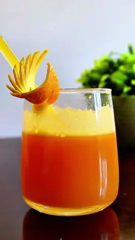 Healthy carrot & orange juice  #homemade #carrotjuice #orangejuice #healthyrecipes #healthyjuice #foryou #fallowers #tranding #summerdrinks 