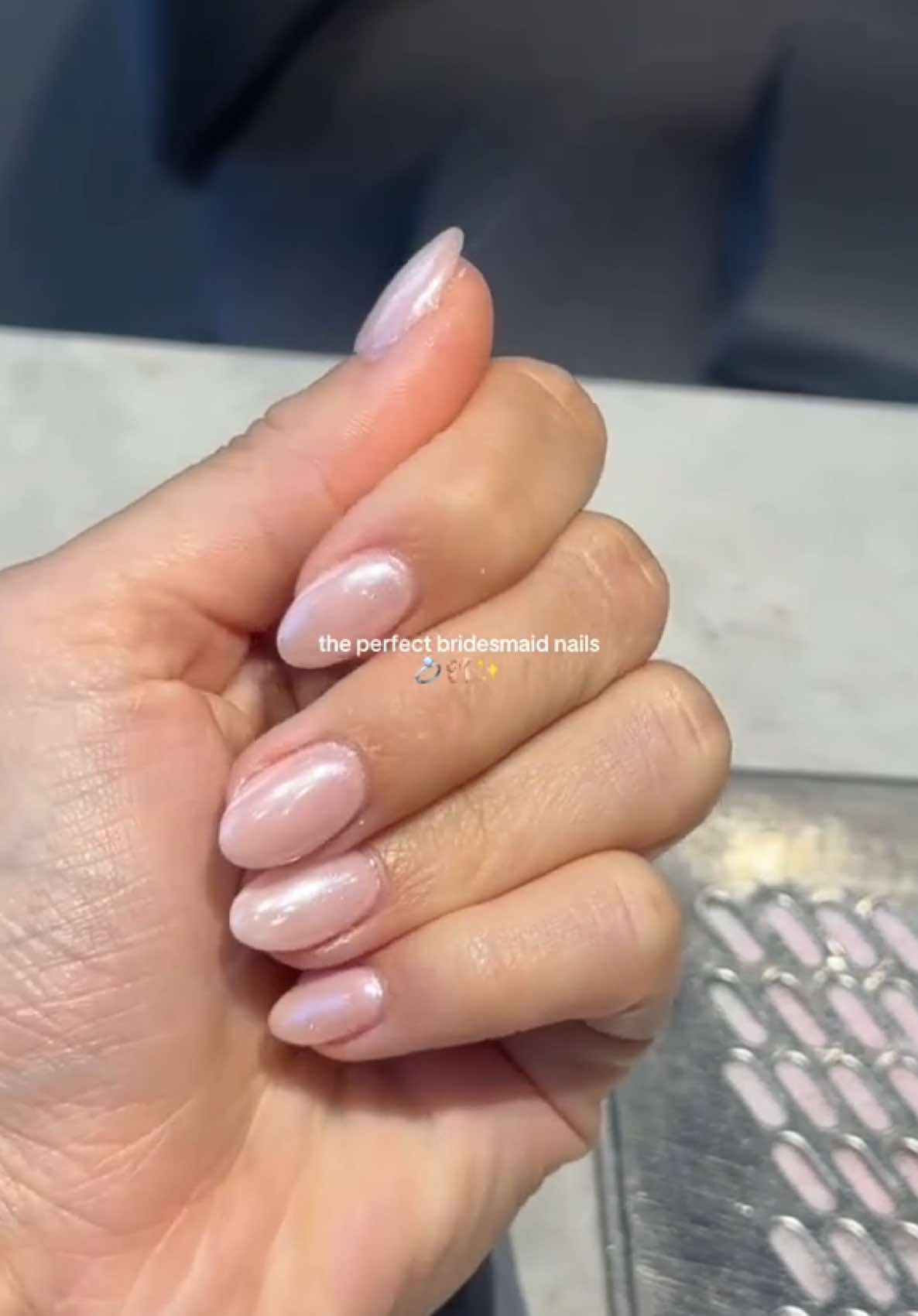 Best nail combo: 1 coat funny bunny +2 coats bubble bath + white chrome 💅 