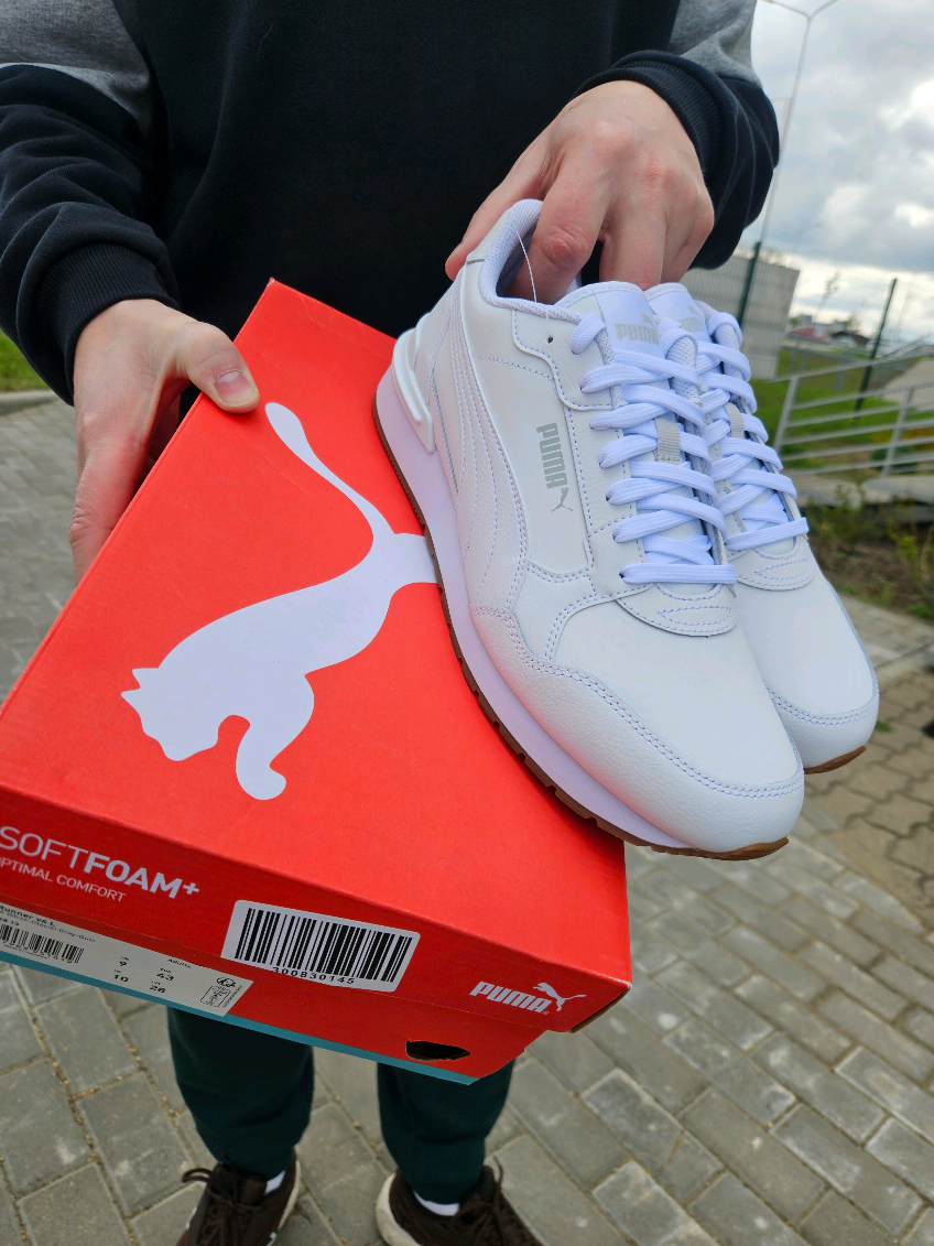 Кроссовки Puma ST Runner v4 Натуральная кожа 💯 Original 💯 В наличии 👌 г.Борисов, ул.Гагарина,18А