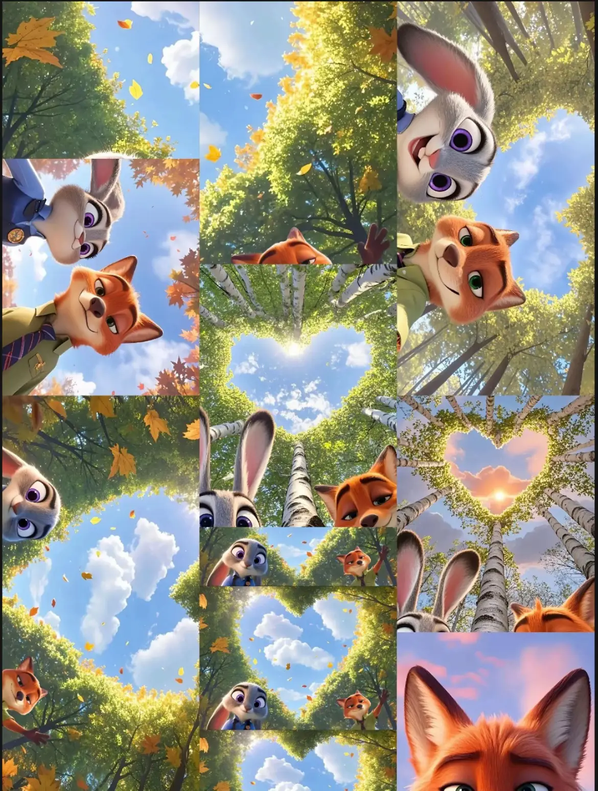 #zootopia #wallpaper #nickwilde #couple #xuhuong #fyp #viral #cute #hìnhnền #xh