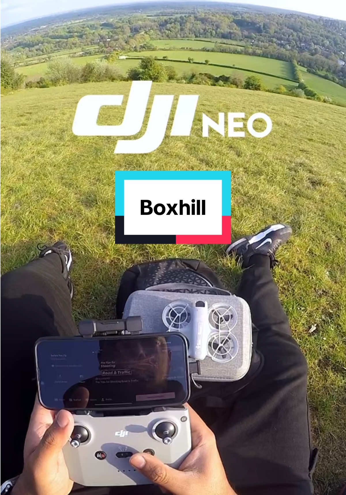 Yesterday’s weather was perfect for my little drone to have some fun. 🌤️🕶️⛰️ #boxhill #Summer #sunnyday #dji #djidrone #djineo