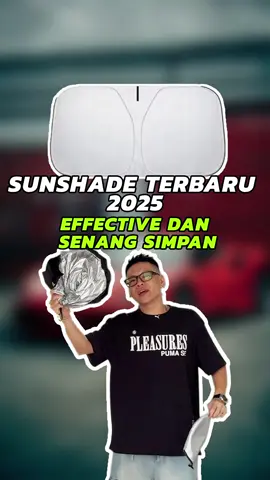 SUNSHADE ZAMAN SEKARANG, MODERN DAN SENANG SIMPAN!! LEPAS LIPAT KICIK MACAM PINGGAN!! #unclezane #sunshade #carsunshade #sunshadezxl #protectdashboard 