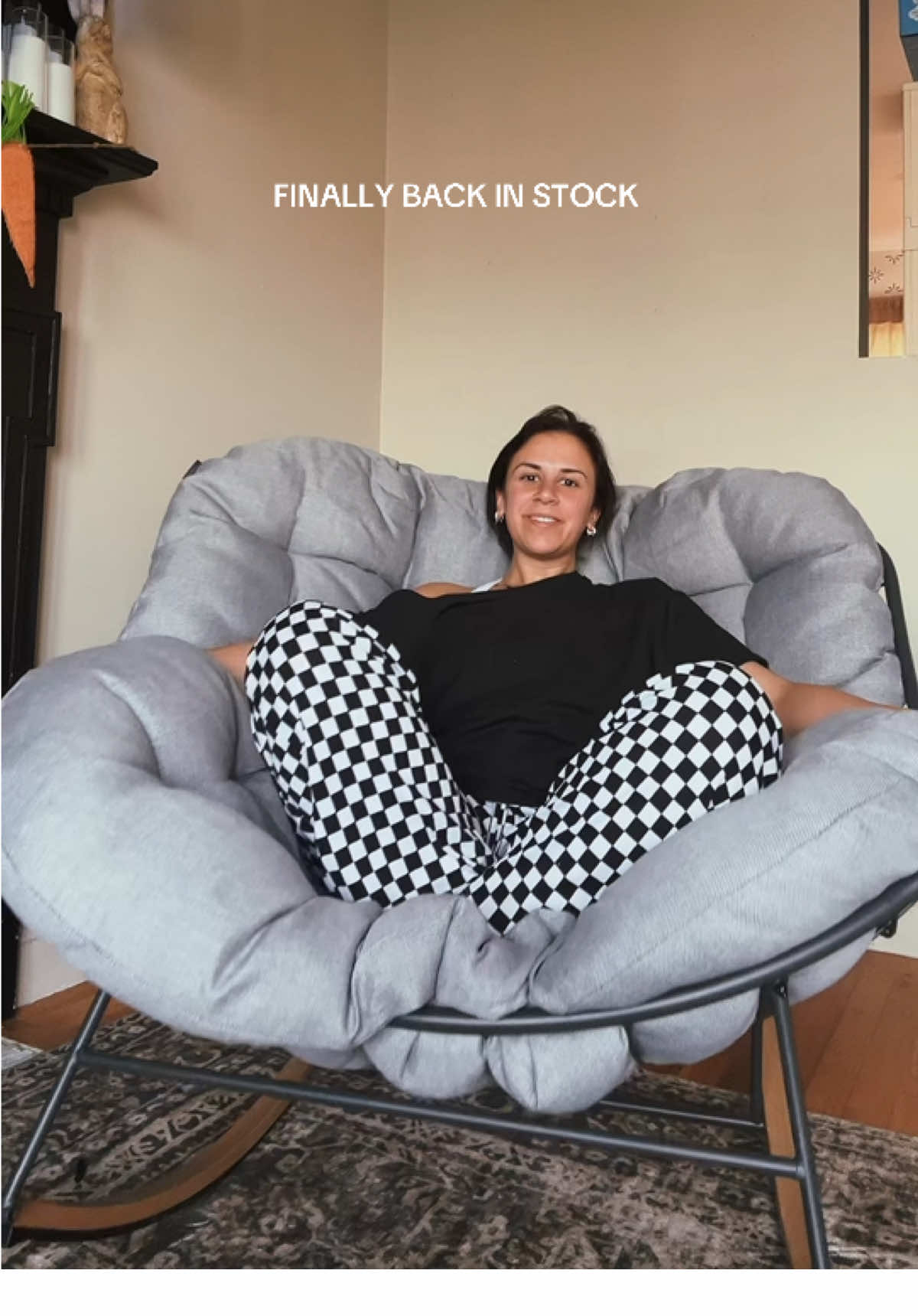 #rockingchair #oversizedchair #furniture  #patiofurniture #outdoorfuniture #grandpatio @GRAND PATIO 