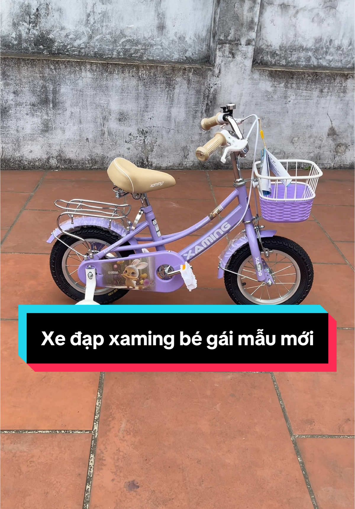 Xe đạp xaming bé gái mẫu mới size 12/14/16/18/20 (chọn màu để lại phần tin nhắn đơn hàng).#xedapchobe #xedapxamingbegai #xuhuong 