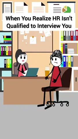 When You Realize HR Isn’t Qualified to Interview You. #therealveronika #animation #animationmedia #shortsreels #funnyvideo #comedy #reels #animationvideos #animationart #veronica #corporate #Management #skits #corporateamerica #interview 