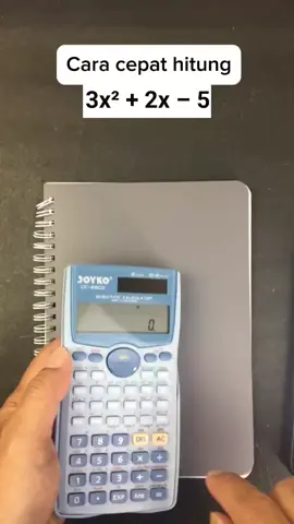 Ekspresi matematika pake kalkulator scientific joyko CC-25 #kalkulator #calculator #scientificcalculator #calculatortricks #belajarcepat #alatbelajar #tiktokpelajar #fypindonesia 