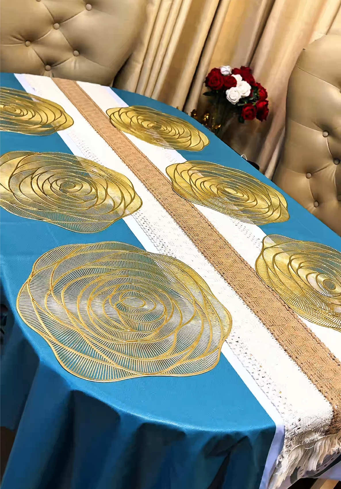 Rose Elegant Placemat PVC #placemat #placemats #pvc #dining #table #diningtable #bagsakpresyo #flashsale 