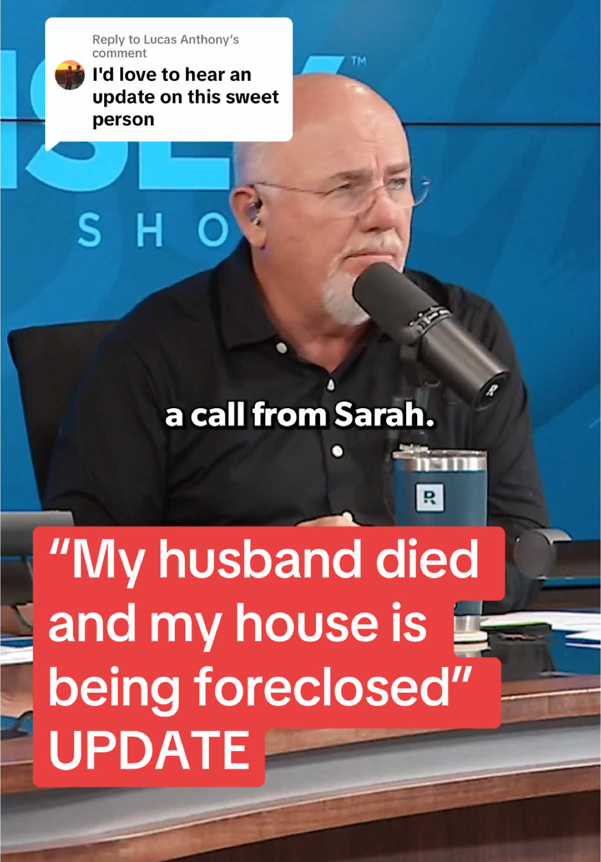 Replying to @Lucas Anthony Sarah is a 40-year-old mom of four, and she lost her husband in an accident. Her home was being foreclosed, and she called The Ramsey Show for financial advice. She called back to update us. #singlemom #widow #moneyproblems #foreclosure #foreclosurehelp #daveramsey 