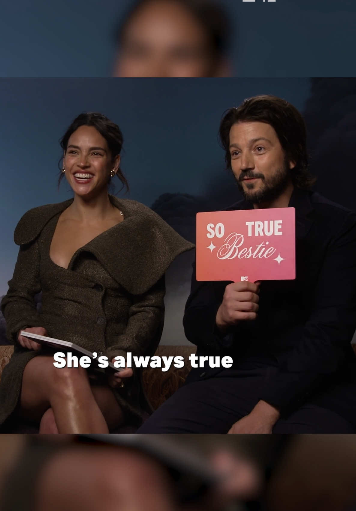 “She’s always true” 😂 Diego Luna and Adria Arjona’s friendship is everything to me ✨ Head to MTV UK’s YouTube to watch the Andor cast play a chaotic game of So True Bestie 💖 #StarWars #Andor #DiegoLuna #CassianAndor #AdriaArjona #Bix #MTVMovies