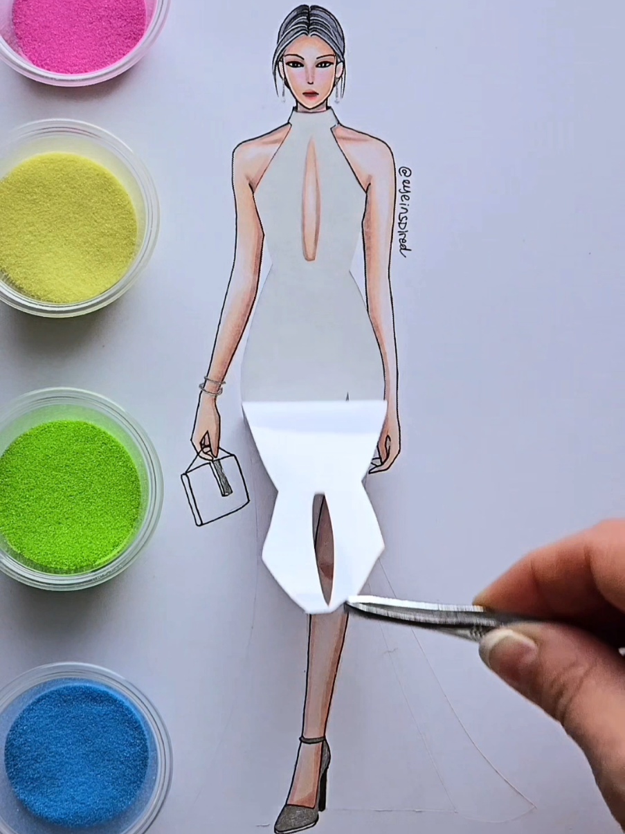 Rate this Butterfly Prom Dress 1 to 100 🦋 #art #artwork #artist #paint #painting #fashion #style #design #satisfying #asmr #designer #Prom #sketch 