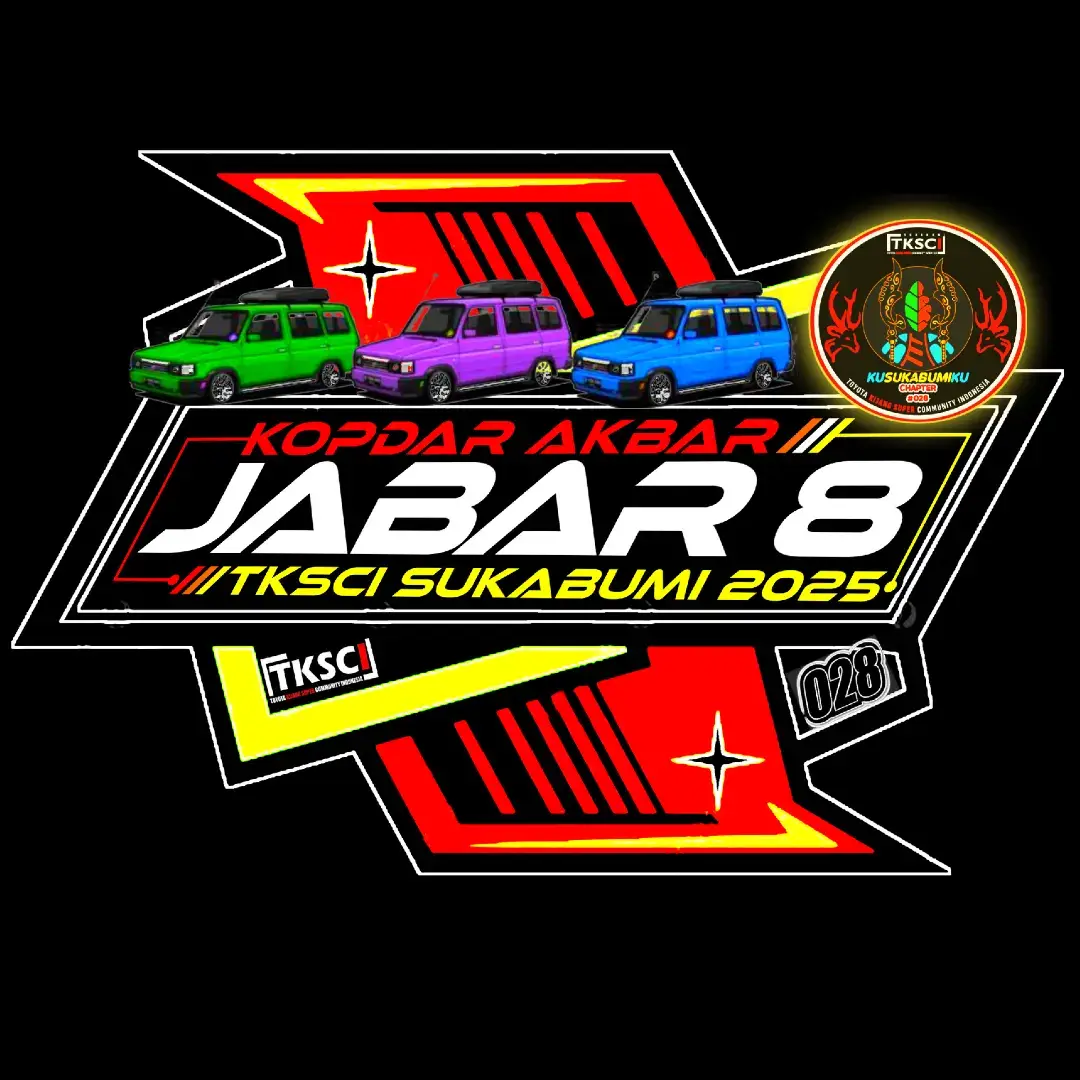 Hadirilah KOPDAR AKBAR JABAR 8 Hari minggu tgl 11 mei 2025 bertempat SMS ADVENTURE SELABINTANA SUKABUMI #toyotakijangsupercommunityindonesia #kijangmenolakpunah #tkscinusantara #tkscijabarbersatu #tkscisukabumi #
