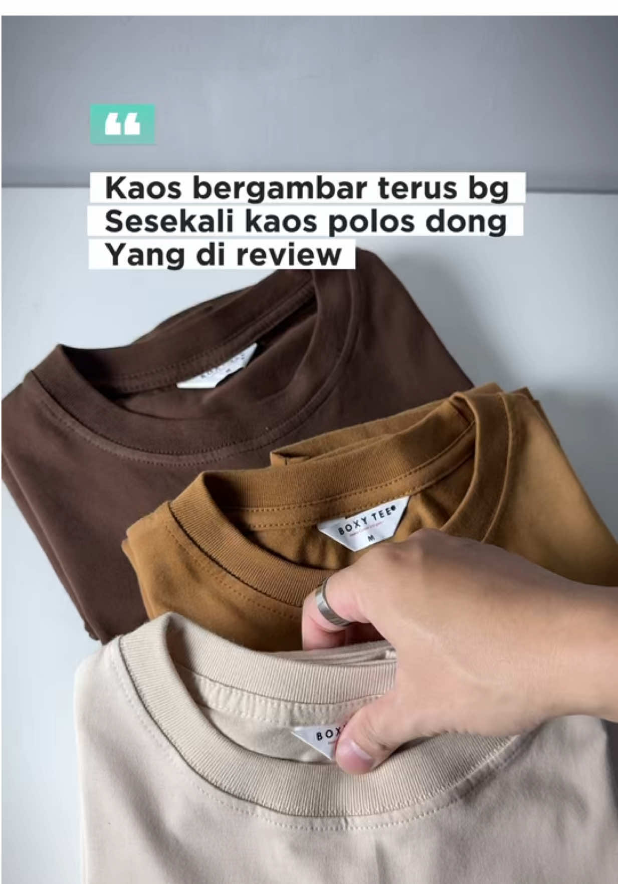 Kaos Polos Aku Sesehari ni! #kaospolos #polosbasic #polosboxy #kaosboxy 