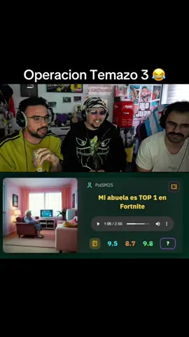 Operacion Temazo 3 de IlloJuan con Spok y Andres 😂 #parati #fyp #viral #illojuan #twitch #suno #ia #ai #risas #humor #abuela #fortnite 