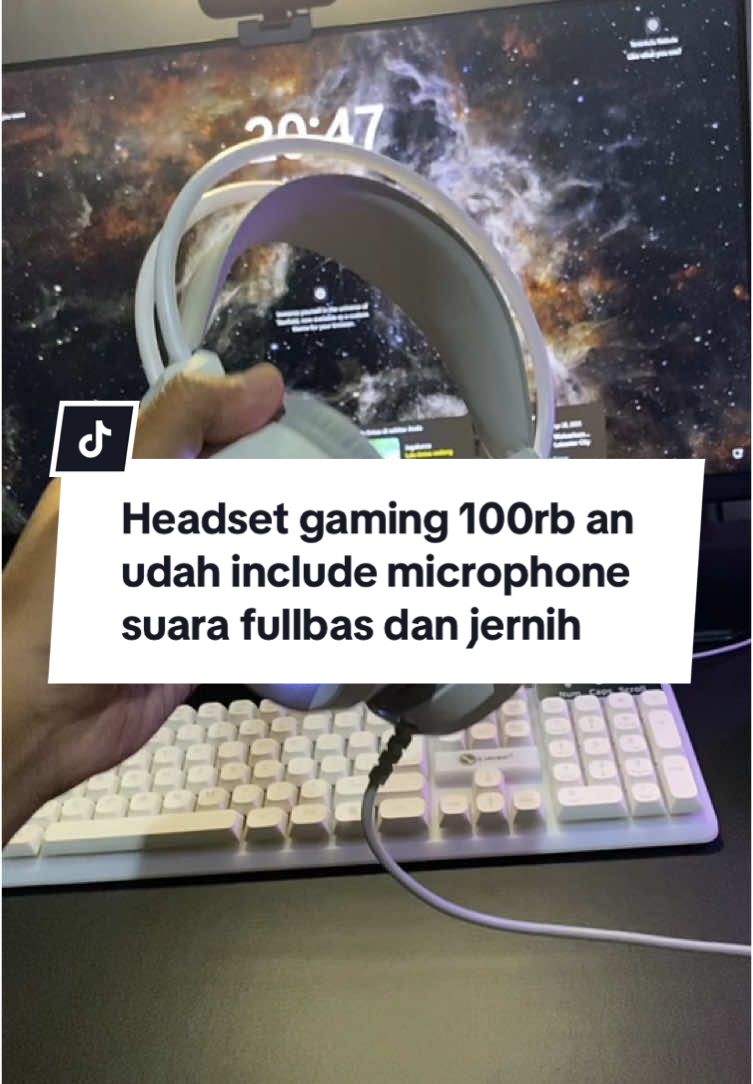 headset andalan gua buat live streaming, harganya murah tapi kualitasnya gaperlu diragukan lagi #headsetgaming #headsetlivestreaming #headsetfantech #headsetgamer #headsetfullbass 