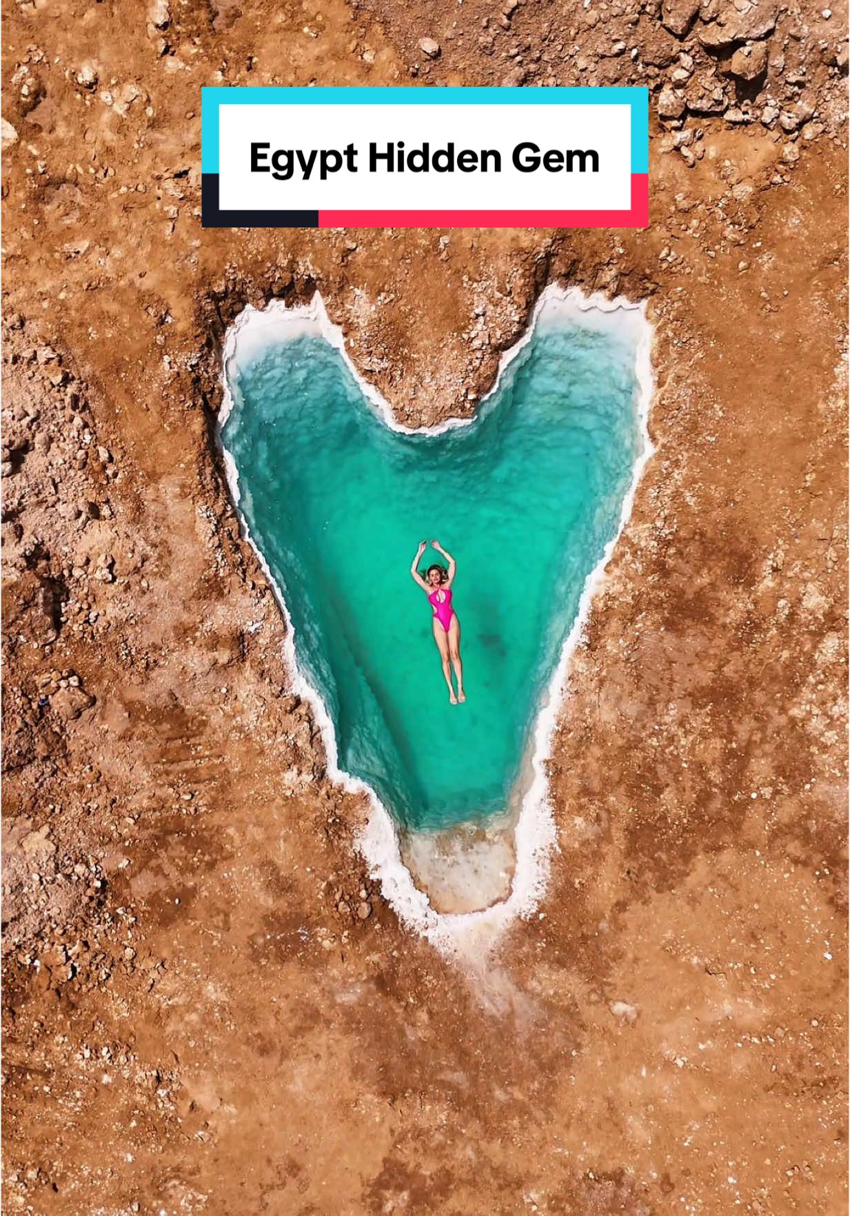 I found heaven in Egypt 🩵🇪🇬  📍Salt lakes, Siwa Oasis ✨follow @jessmelu for more travel inspiration, unique hotels, and lifestyle tips ✨      © Copyrighted content – no reposts allowed without prior permission  #egypt #siwa #nature #travel 