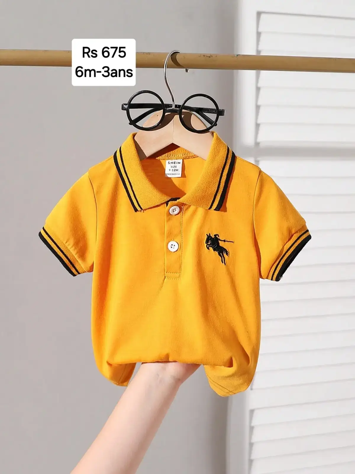 Polo shirts pour enfants sur commandr🛍 3 mois à 3ans #sheinorders  #supportsmallbusiness 