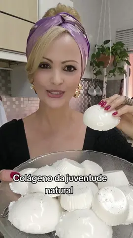 Receita da gelatina natural nosso colágeno com coco natural!! uma delícia saudável para seu dia a dia!!! #colageno  #dicas  #beleza  #saude  #fouryou  #viralvideos 