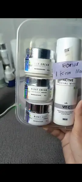 PAKET WAJAH BOSTER SERIES GRADE A BY TMCO FREE CREAM MALAM BOOSTER#fyp #skincare #gradeabytmco  #gradeabytmcositubondo 