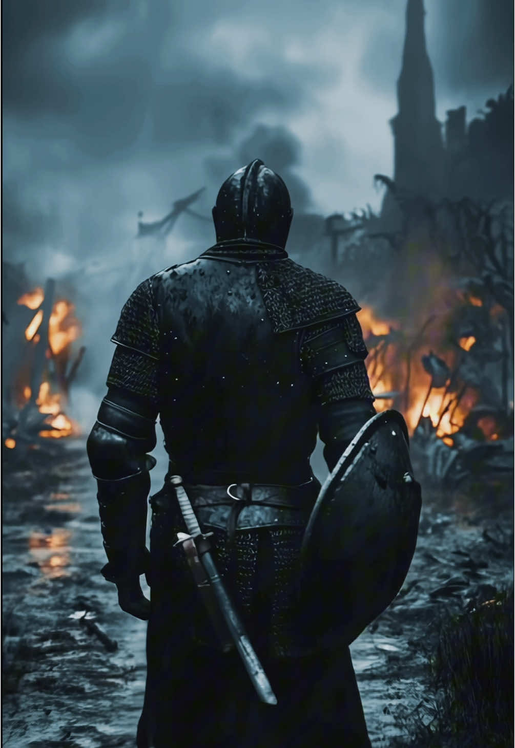 The outcome of war… #knight #aianimation #fyp #medieval #darkfantasy 