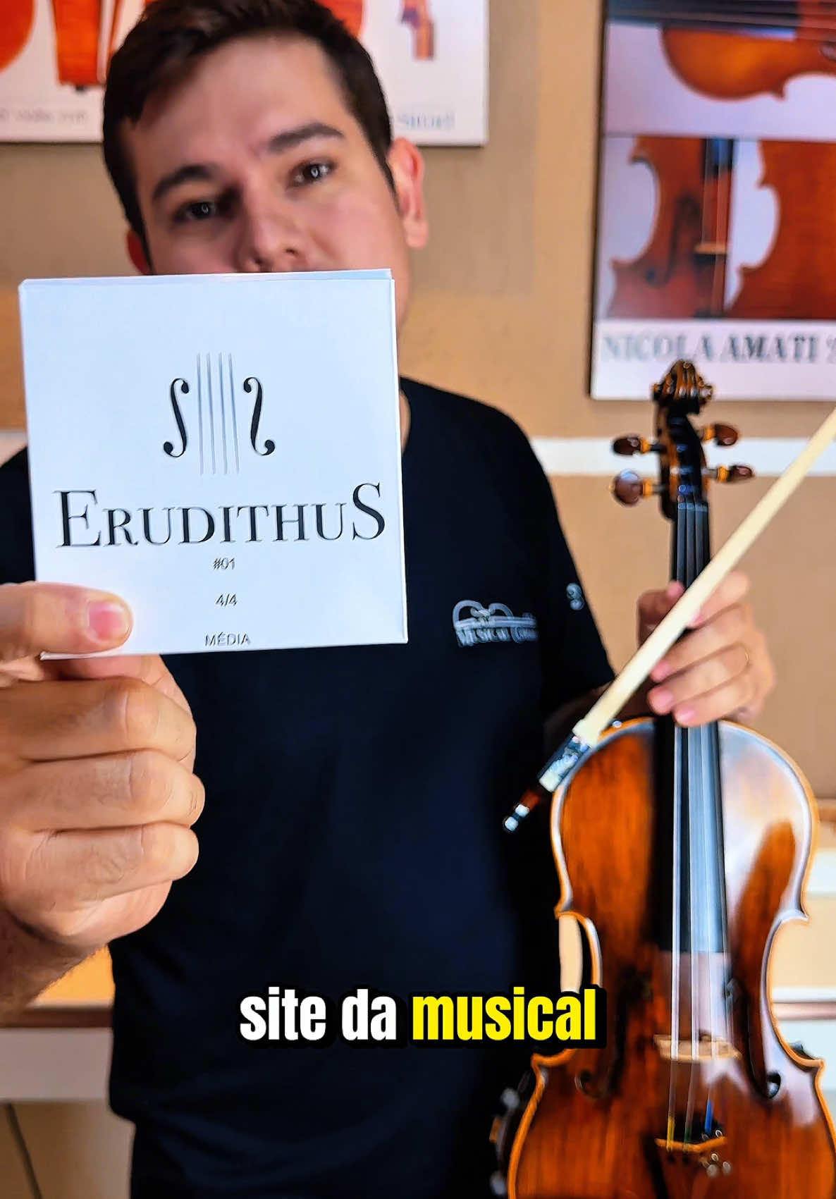 Você já conhece a Erudithus? O melhor encordoamento abaixo de R$100,00 do Brasil hoje. Se você ficou interessado entre em contato (19) 98977-4151 ou visite nosso site e pesquise por Erudithus: www.musicalcordas.com.br  #erudithus #cordas #encordoamento #cordasdeviolino #violinista #violino #custobeneficio 