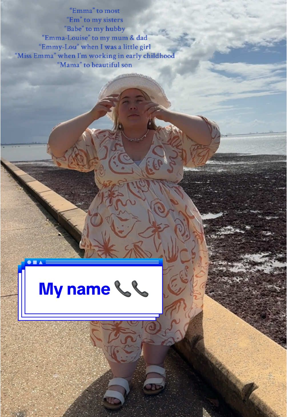 Fun fact: my name is “Emma-Louise” ♥️♥️ A lot presume “Louise” is my middle name, but I actually have a middle name too ahaha. When my mama was pregnant with me my parents were looking in a baby book and loved “Emmy Lou” but thought it was a little rustic, so chose Emma-Louise instead, given that’s the long version of Emmy Lou. Having a hyphenated name growing up SUCKED and for ages I hated it, looking back I don’t know why. I’ve learnt to love it now ♥️♥️ #mumsoftiktok #mumsoftiktok #momtok #MomsofTikTok #creator #ftm #shm #tiktokmum #stayathomemum #firsttimemummy #firsttimemum 