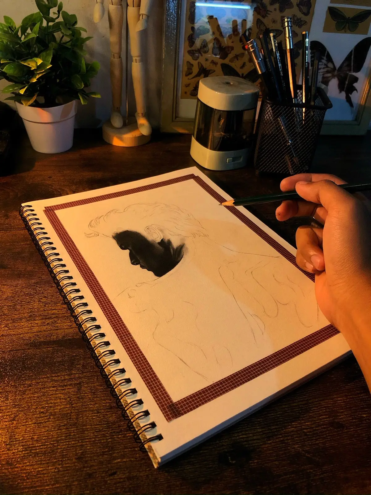 #pencildrawing #art #drawing #drawingtutorial #artprocess #charcoaldrawing #menggambar 