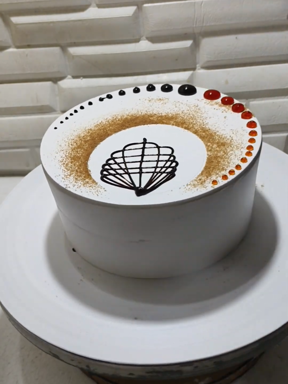 Beautiful Cake Design#cake #cakedecoratingvideo #treanding #fürdich #viral_video #yummyfood 