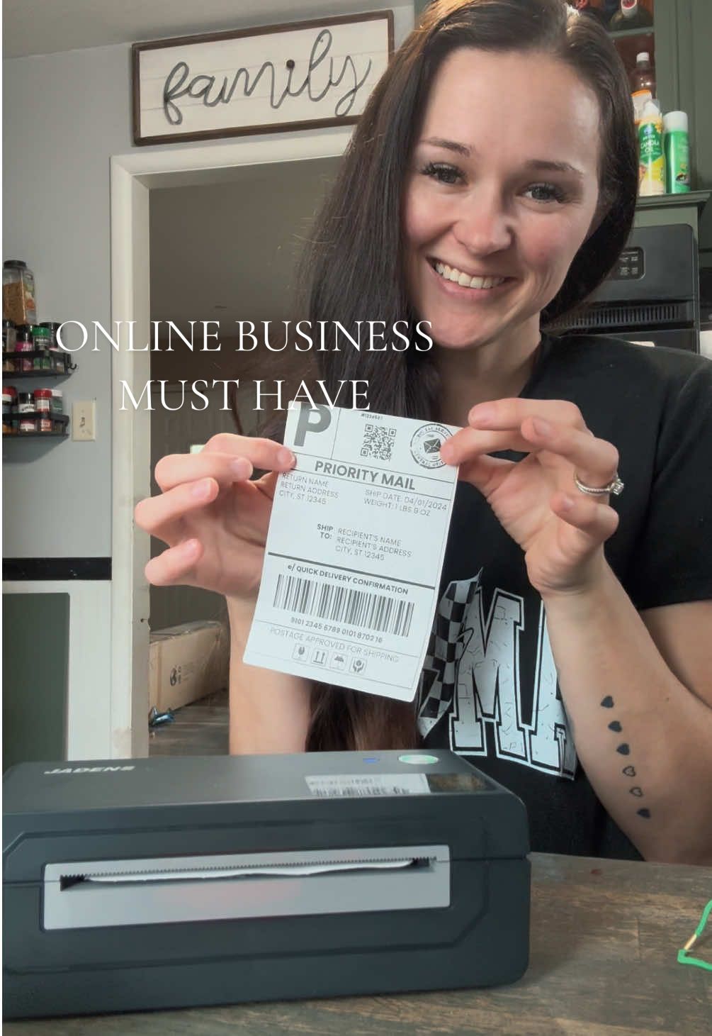 If you have an online business, this is a MUST HAVE to save yourself time & money on printing those labels! 100% worth the investment! 🙂 #thermalprinter #shippinglabelprinter #portableprinter #labelprinter #labelmakerprinter #labelmaker #onlinebusiness #onlinebusinessmusthave #tiktokshoprestock #springtok @Jadens printer 