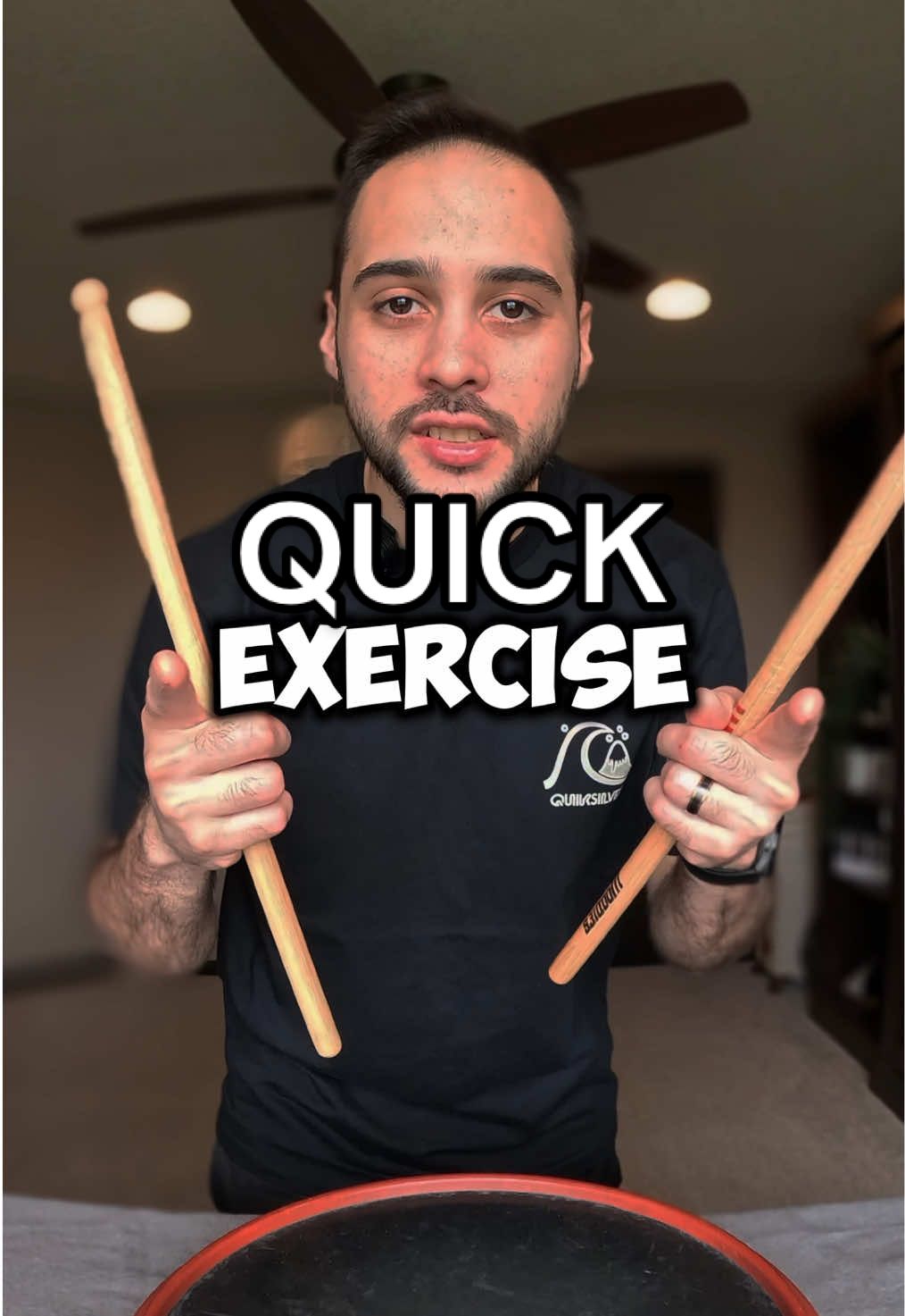 Perfect 60 second excercise!  Comment below if you were able to it.  #paradiddle #drumming #busy #drummer #drummersoftiktok #drums #rudiments #lesson #drumtok  