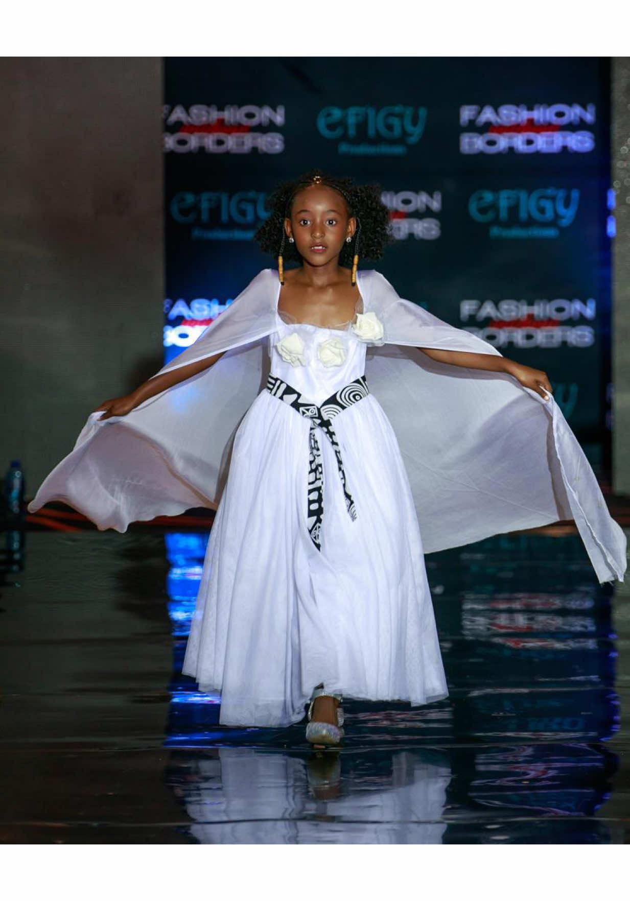 Radiating Grace & beauty in every step feeling like a goddess in this beautiful dress designed by 👗Ndus designs @Fashion Without Borders Africa @Coach Koketso  👠 @Camsoles  #kidmodel #fashionwithoutbordersafrica #fashionshow #foryourpagetiktok #fyp #efigyproductions #fashionmodel #Runway #fashion #modellife 