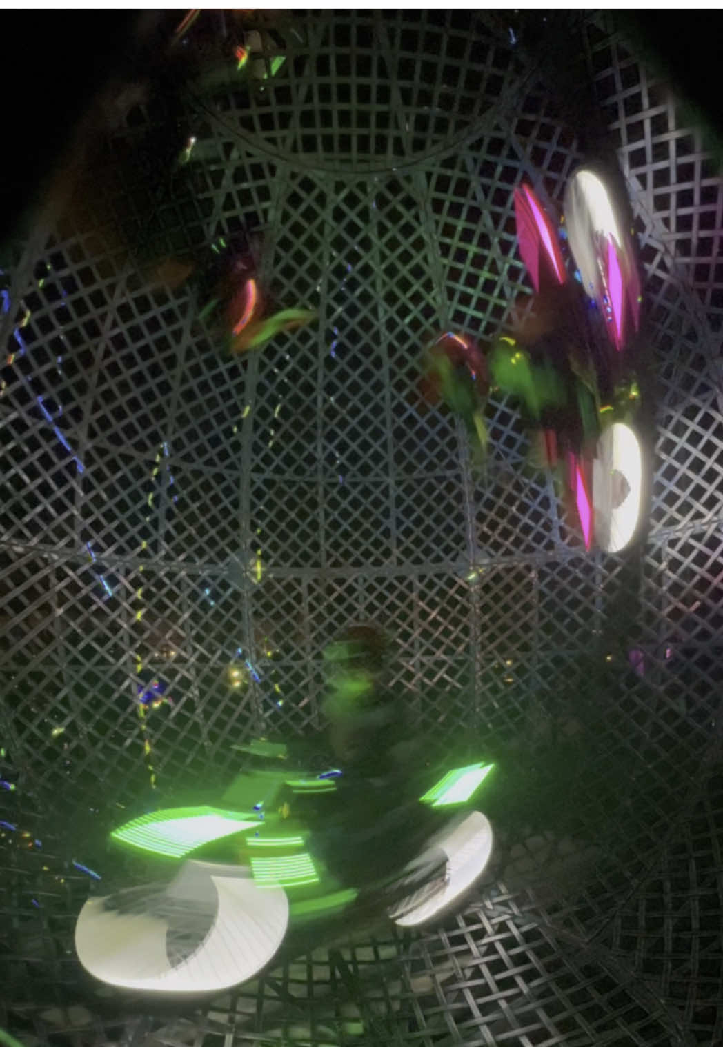 Our routine of 3 bikes in the globe of death!  Circus 🎪 - Circus Zyair  #fyp #foryou #circuszyair #circuslife #circus #insta360 #globeofdeath #show 