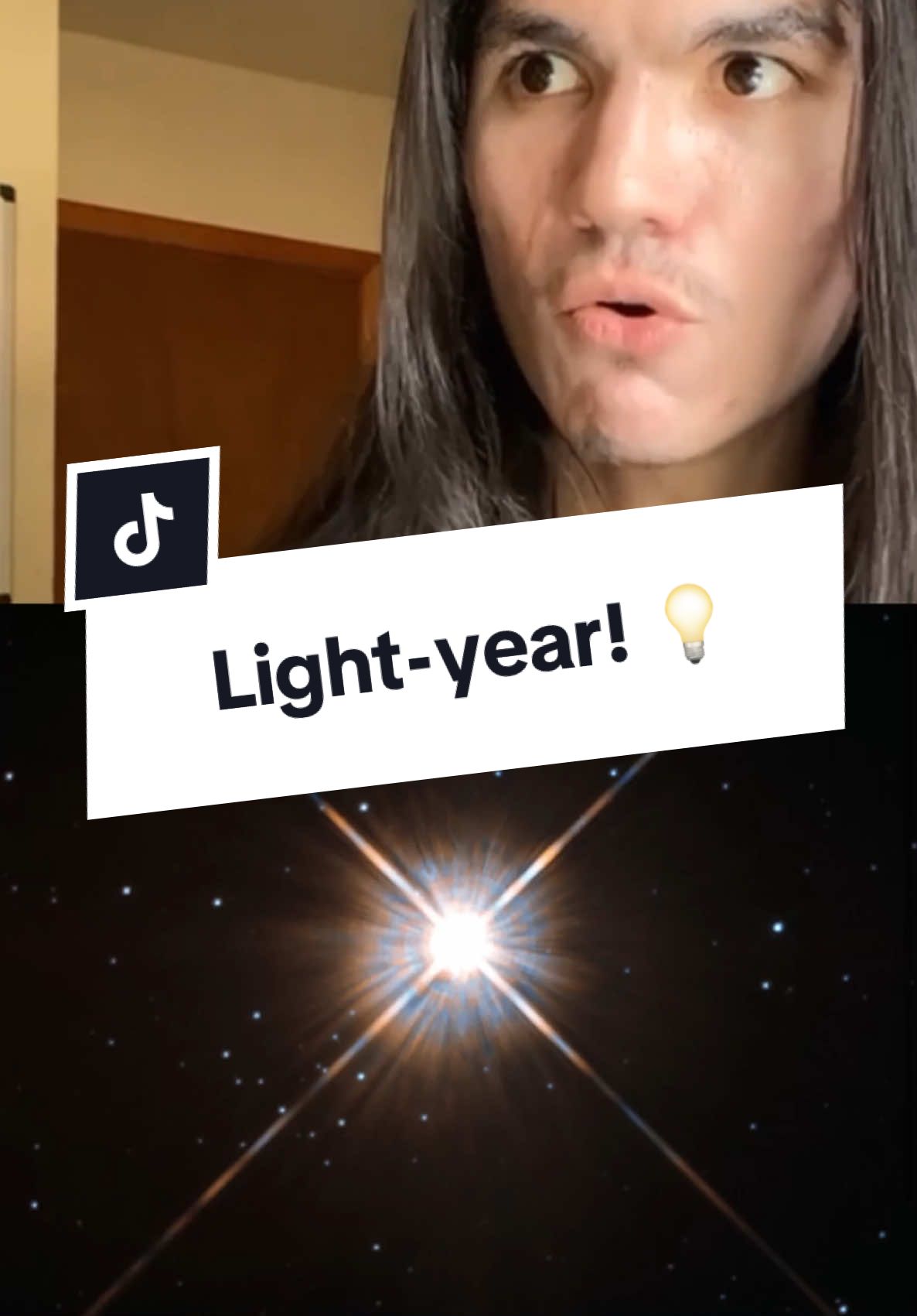 What is a light-year? 💡 #astronomytok #spacetok #physicstok 