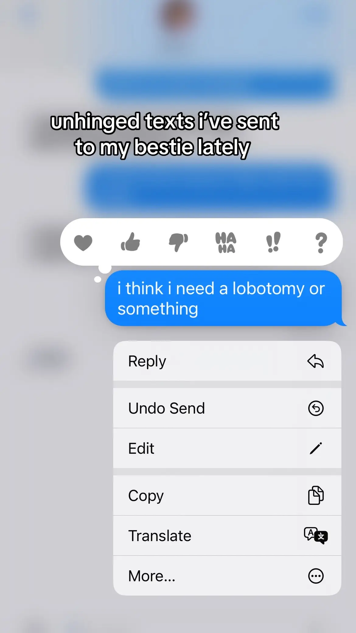what is the point of having a bestie if you can’t voice the insane thoughts stuck in your head? #bestie #bestiegoals #bestfriend 