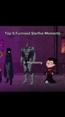 Robin caught a stray on the first one 😭 #kelmselm #fyp #viralvideo #robin #foryou #starfire #funny #viral #teentitans #dc #dceudccomics #dccomics #relatable #cyborg #raven #beastboy #batman #foryoupage 