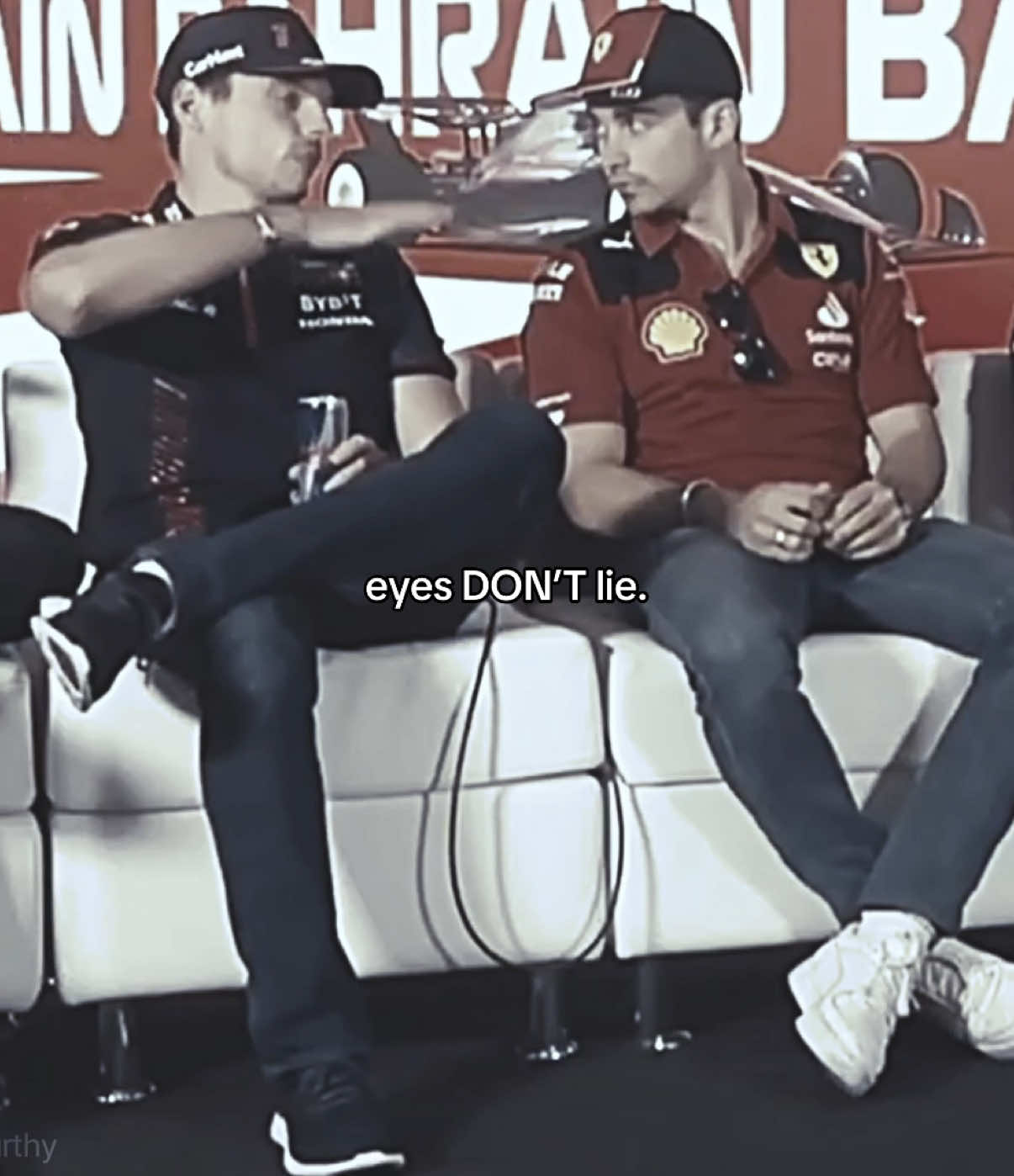 I promise im NOT delulu, tell me u see it. #mv1 #fyp #foryoupage #foryou #maxverstappen #f1 #mv33 #maxverstappenedit #lestappen #cl16 #charlesleclerc #f1ships #maxxcharles 