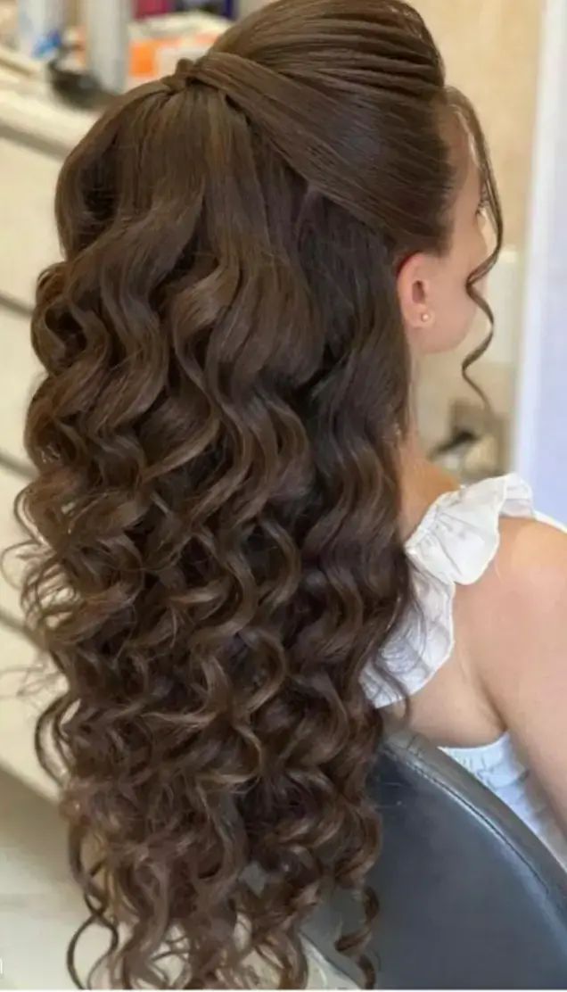 #hairstyle #fypage #viralvideo #fyp  beautiful open hairstyles for parties