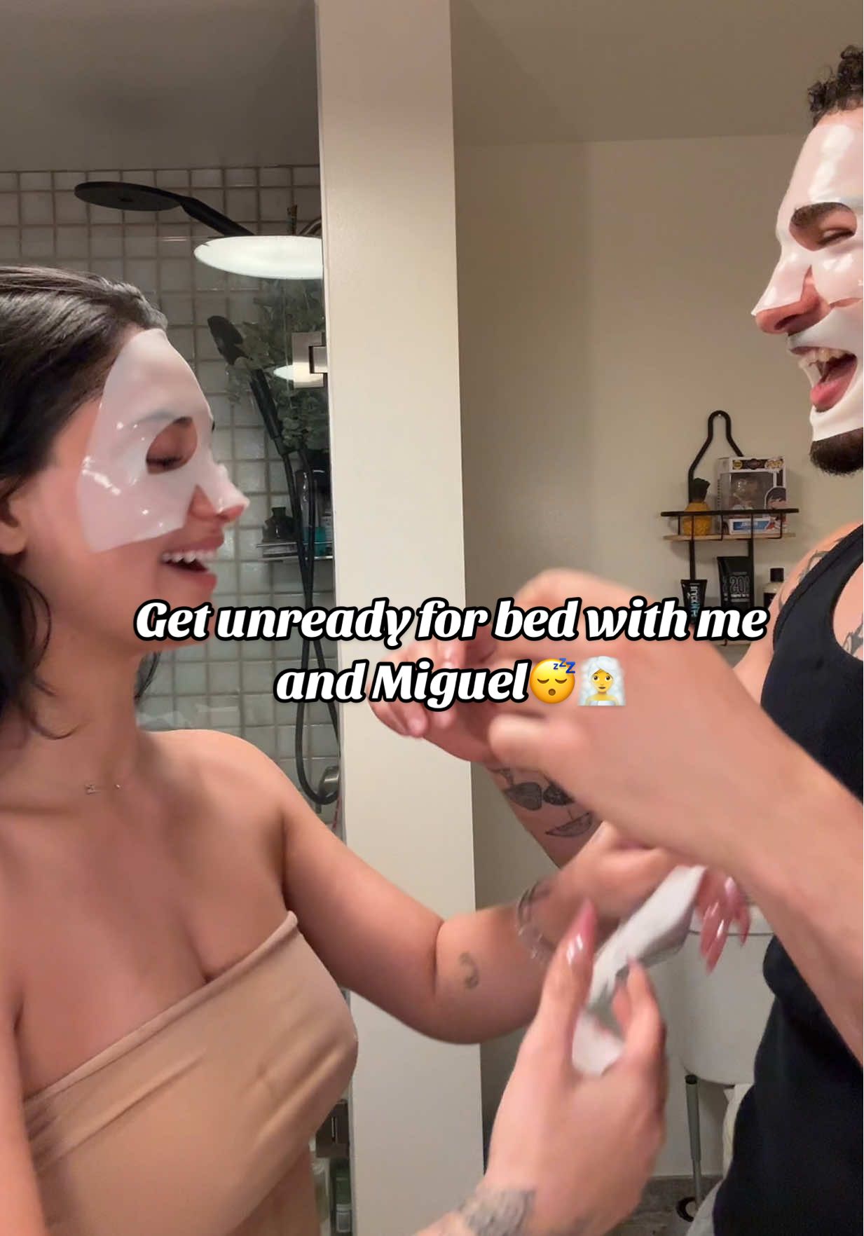 Get unready with me and @Miguel 🛁💤 I've been using @Clean Skin Club Clean Towels XL all throughout my Accutane journey, & they’ve seriously saved my skin.🧖🏼‍♀️Couldn’t gatekeep even if I tried. check out my Amazon storefront- link in bio! #cscpartner #cleanskinclub #accutane #skincare #getunreadywithme 