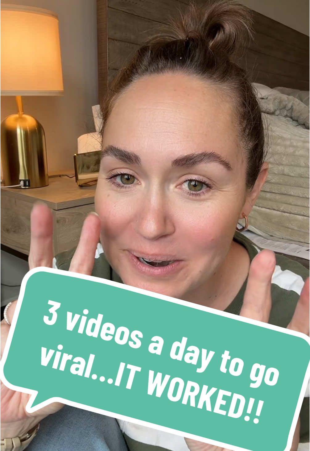 It worked!! 3 videos a day to go viral…WORKED!! #contentcreator #contentcreatortips #viralvideo 