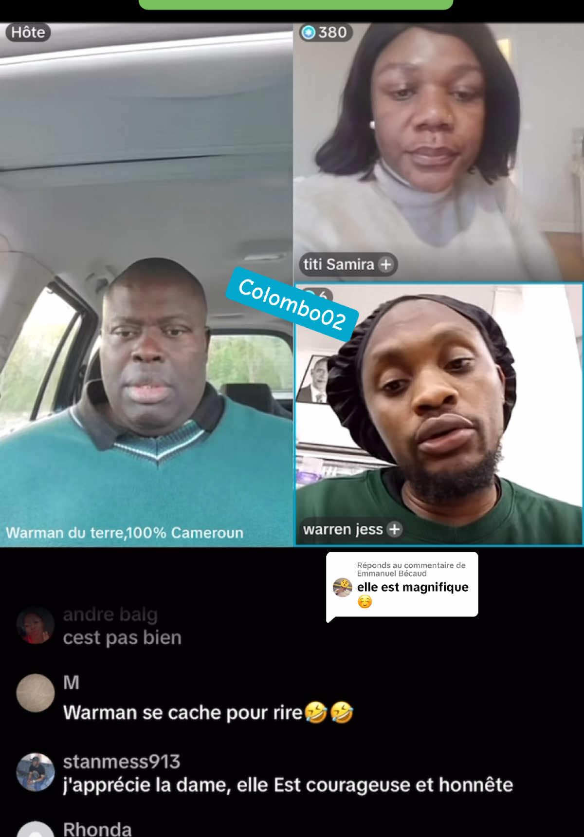 Réponse à @Emmanuel Bécaud   #colombo02 #colombo_02 #lewarmanduterreaterre👏👏 #ndolo #recherchendolo #camerountiktok🇨🇲 #warmanduterreàterre #🤣🤣🤣 #🤣🤣🤣 #warmanduterreaterre #fyp #fypシ #camerounaise #live célibataire #yaounde#camerountiktok🇨🇲 #colombo_02