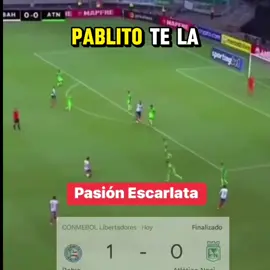 Que triste saber que vos pagaste por ser campeón.  Pablito te la compro 🎵🎶