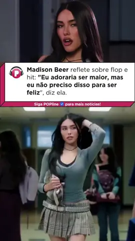 Madison Beer tem uma carreira de destaque moderado, ganhando atenção especial em 2024 com a música “Make You Mine”. Ainda assim, a própria cantora reconhece que poderia ter alcançado voos mais altos. Em uma declaração recente, ela refletiu sobre isso, dizendo que gostaria de ter mais sucesso, mas que esse não é o verdadeiro fator que a faz se sentir realizada. E vocês, o que acham disso?
