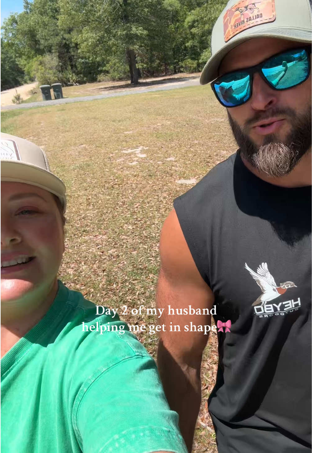 It was HOT🥵Next 2 days I just have to get my steps in🦵🏽Thank goodness👀😆#excercise #family #change #health #healthy #husband #wife #marriage #marriedlife #fyp #Vlog 