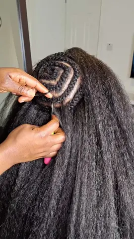 Crochet hairstyle #foryou #foryoupage #viral 