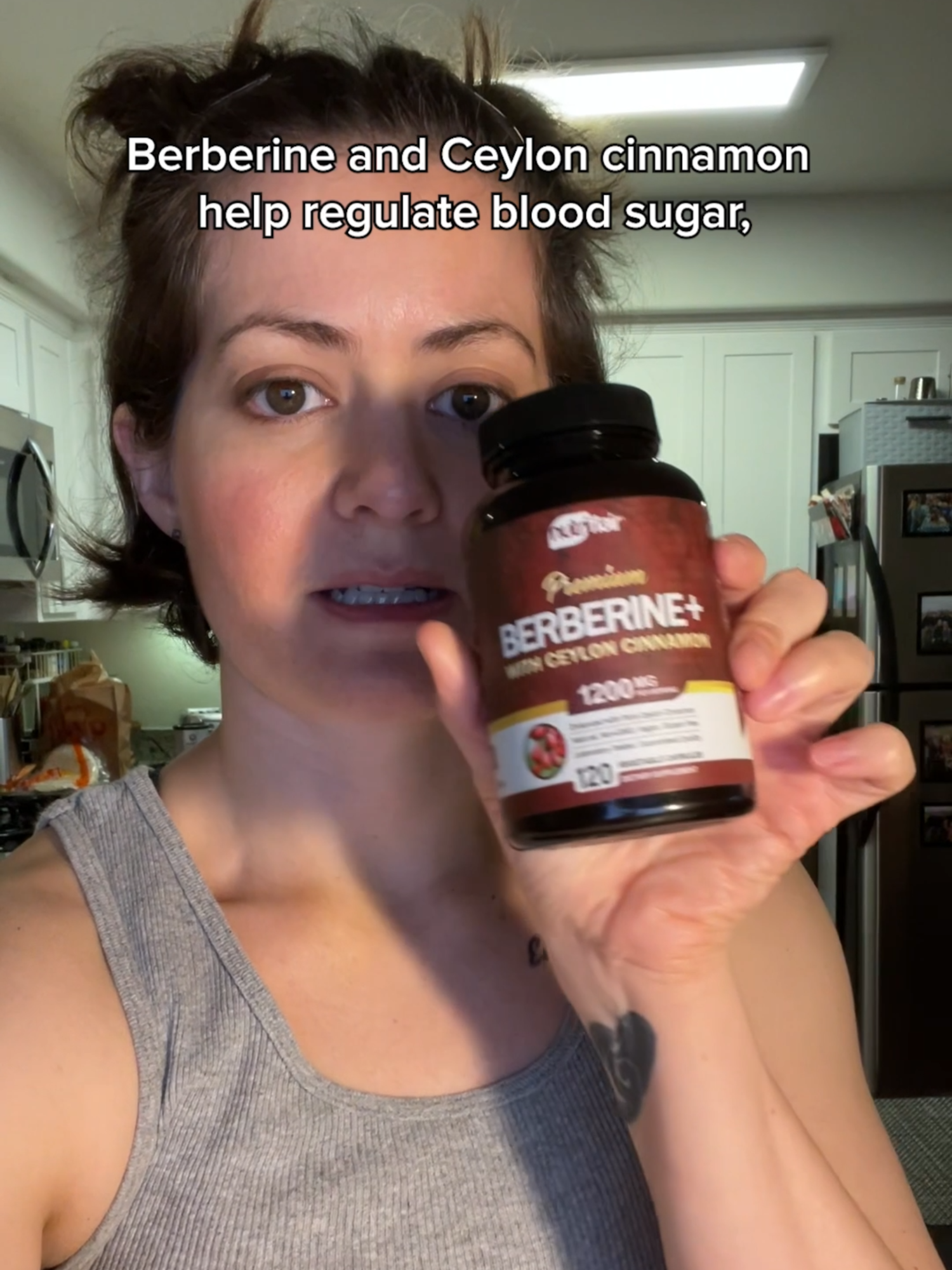 Berberine + Ceylon Cinnamon = my not-so-secret weapon for balanced blood sugar and stubborn belly fat 🔥 #berberine #weightliss